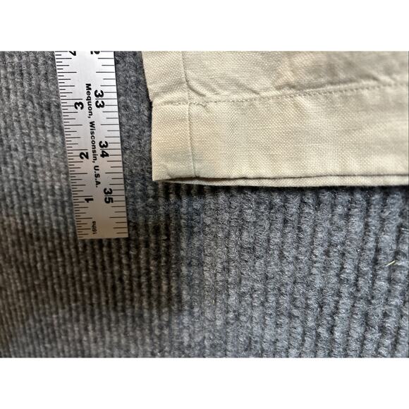 J Crew Mens Linen Blend Wide Leg Pants Size 40 Tan Mid Rise Preppy Resort Travel - Picture 10 of 13